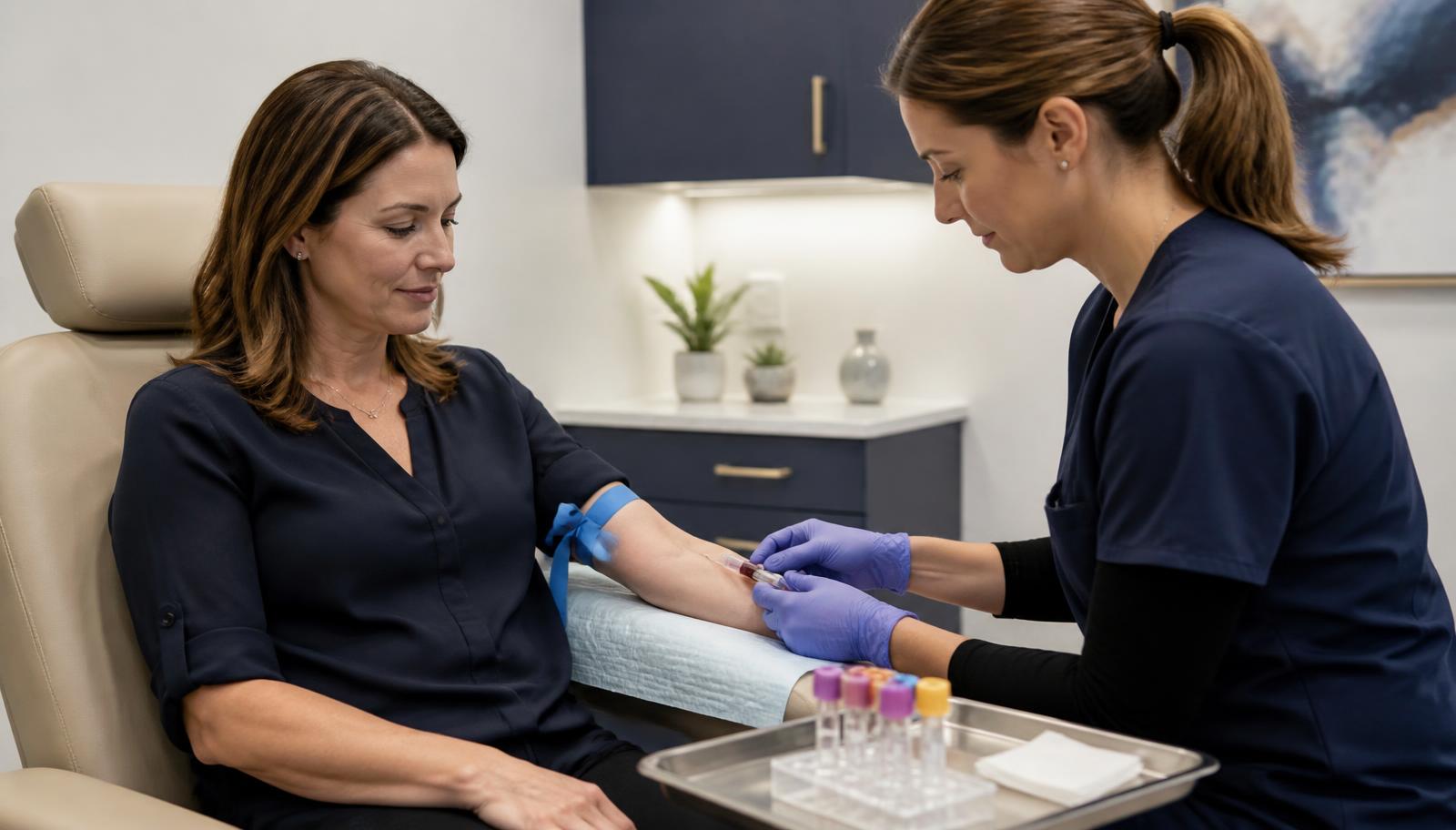 Blood collection for NK cell isolation at LINNA Clinic