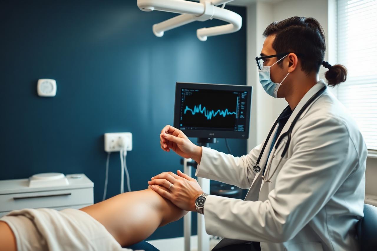 Vascular ultrasound assessment in a clinic