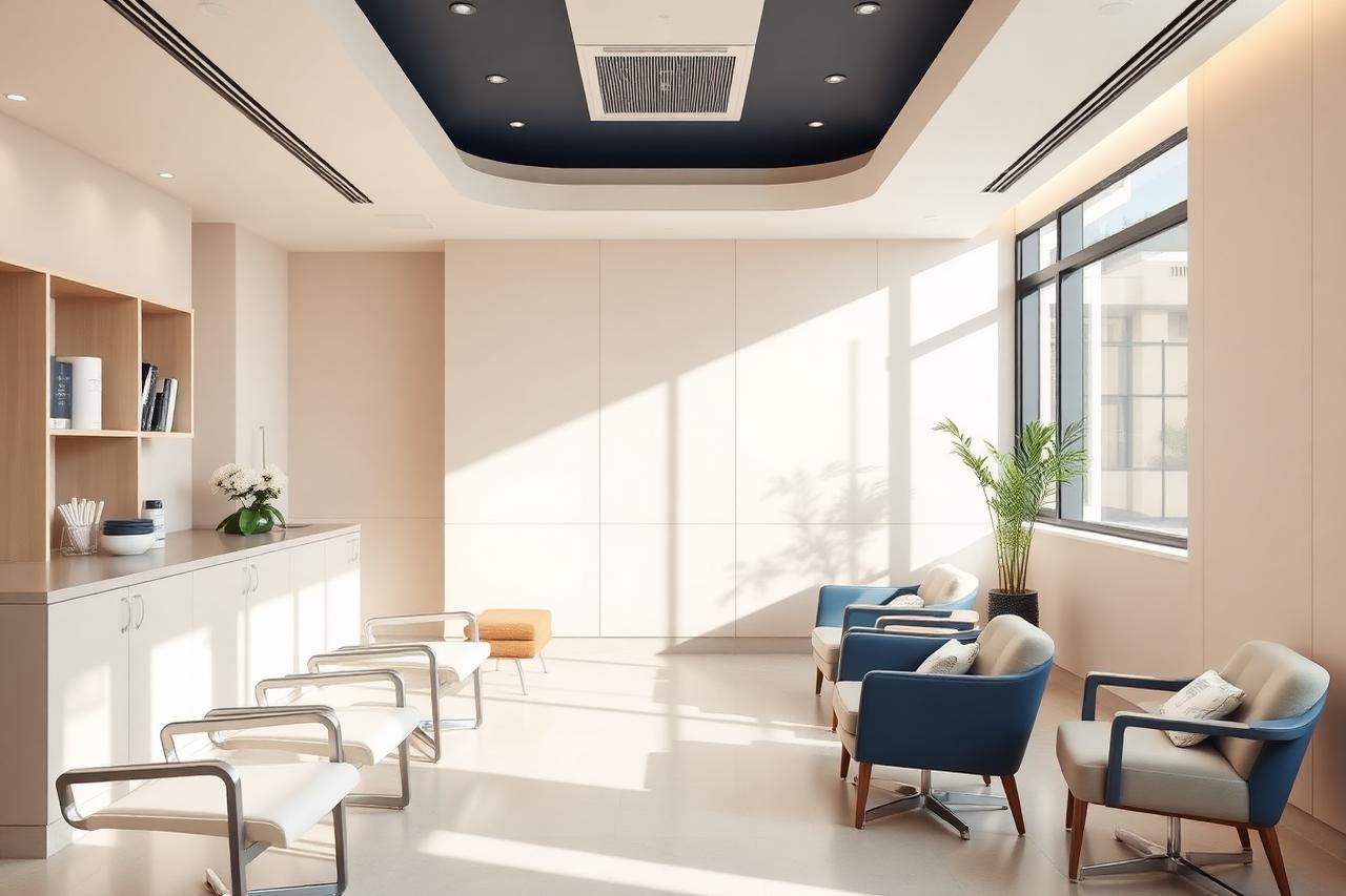 Calm consultation lounge at LINNA Clinic