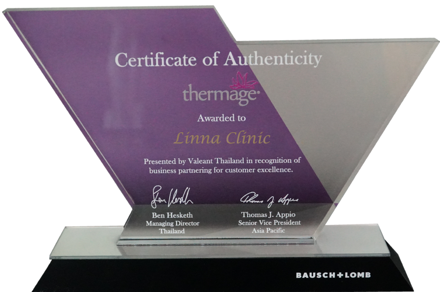 Thermage Certificate of Authenticity