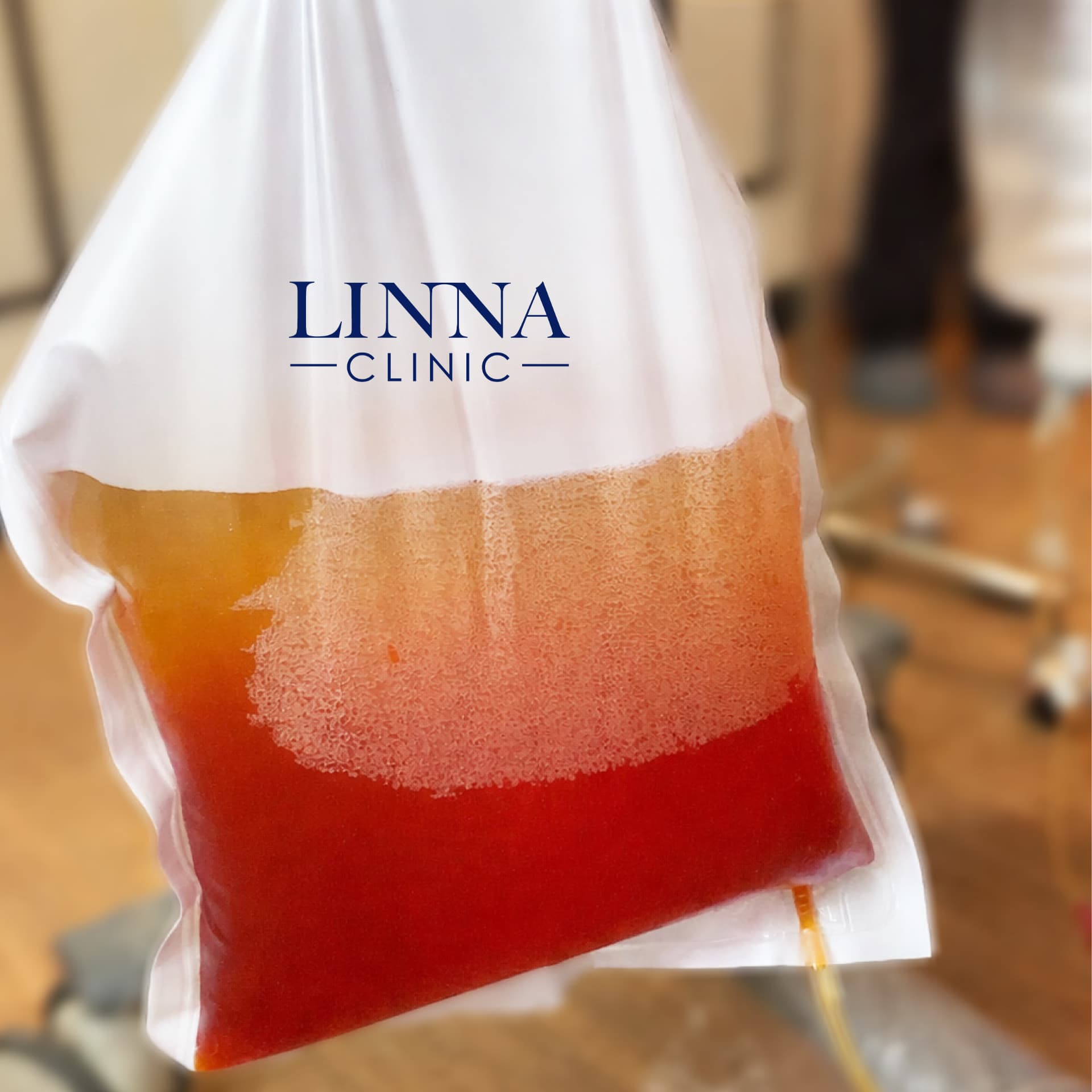 Plasma collected after DFPP treatment at LINNA Clinic