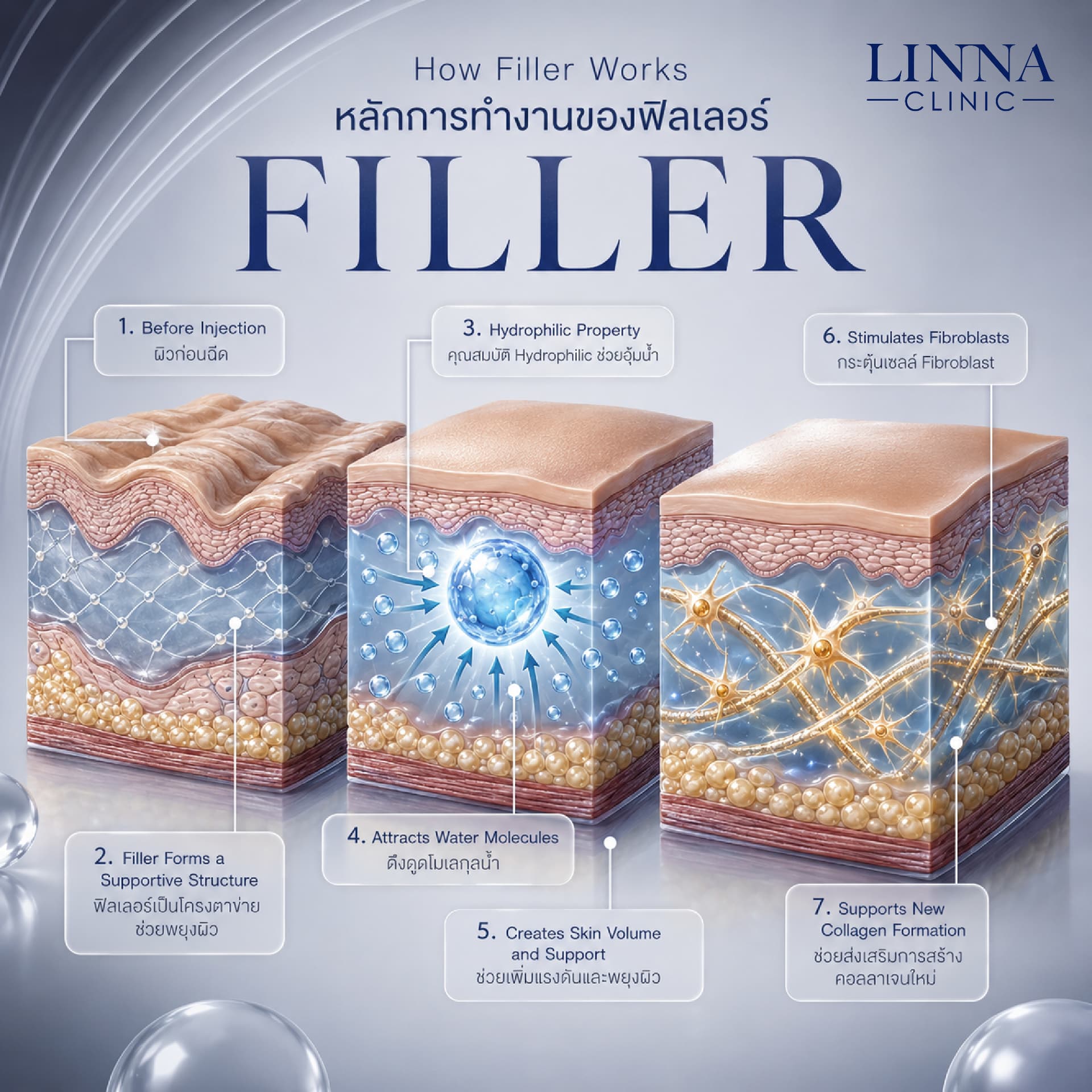 How Filler Works - LINNA Clinic