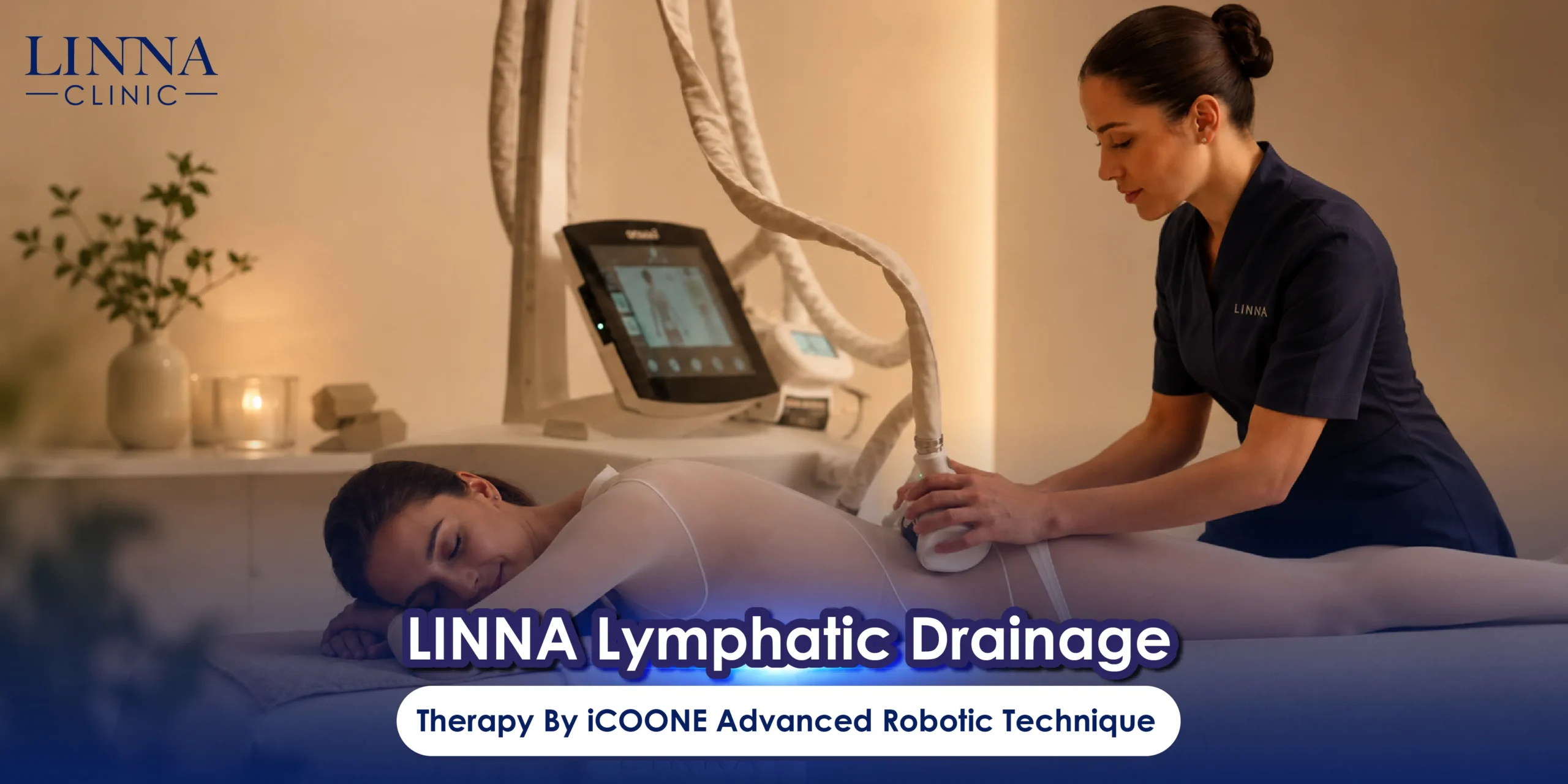 LINNA Lymphatic Drainage Therapy by ICOONE Advanced Robotic Technique โปรแกรมกระตุ้นระบบน้ำเหลืองจากภายใน ดีอย่างไร เหมาะกับใครบ้าง และข้อควรรู้